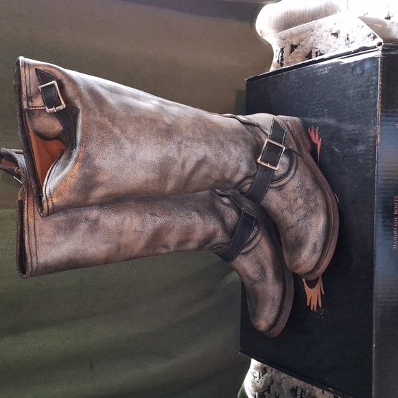 Freebird pewter Contra boots size 8 - Picture 2 of 9